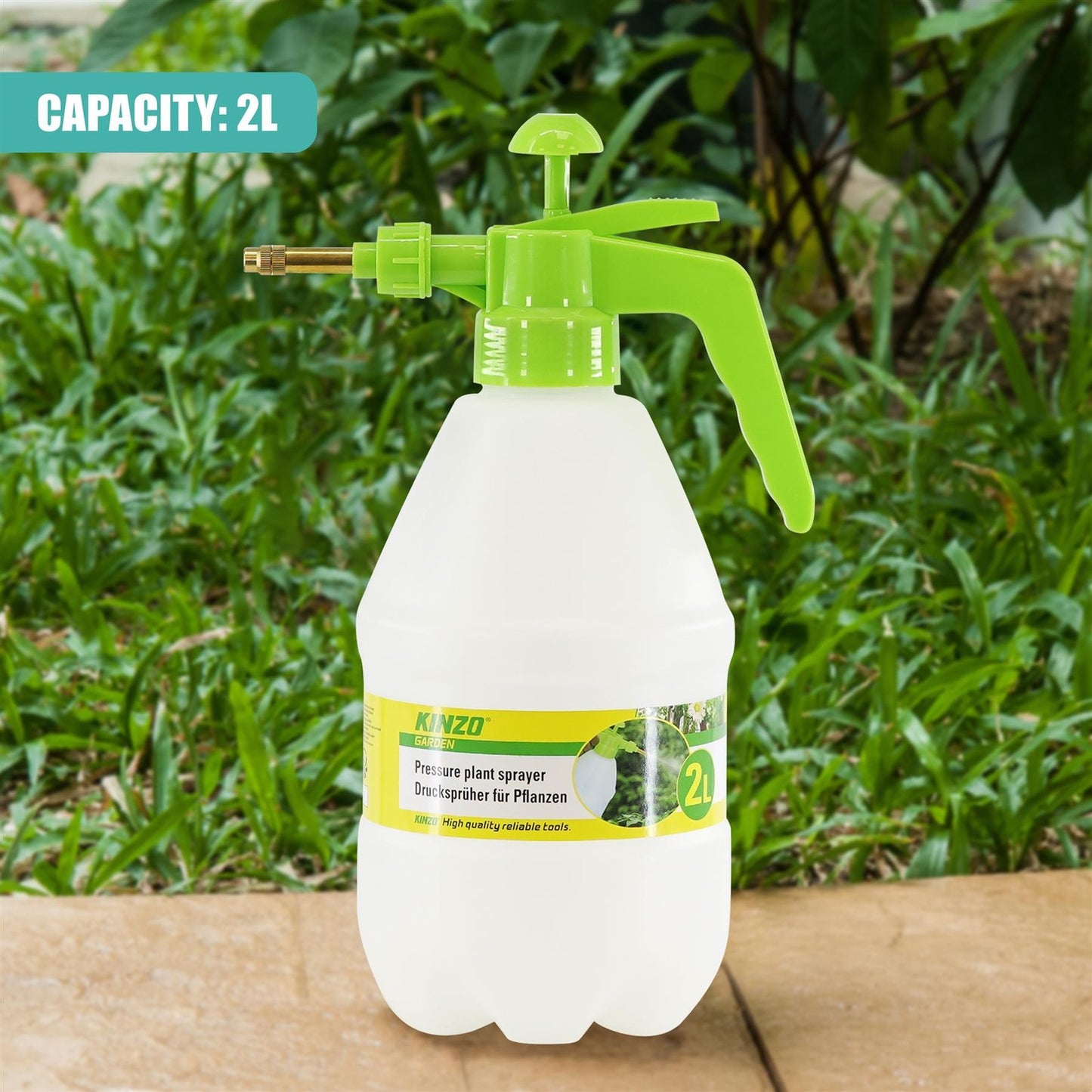 2L Garden Pressure Spray Bottle Hand Pump Plant Water Sprayer Plant Mister